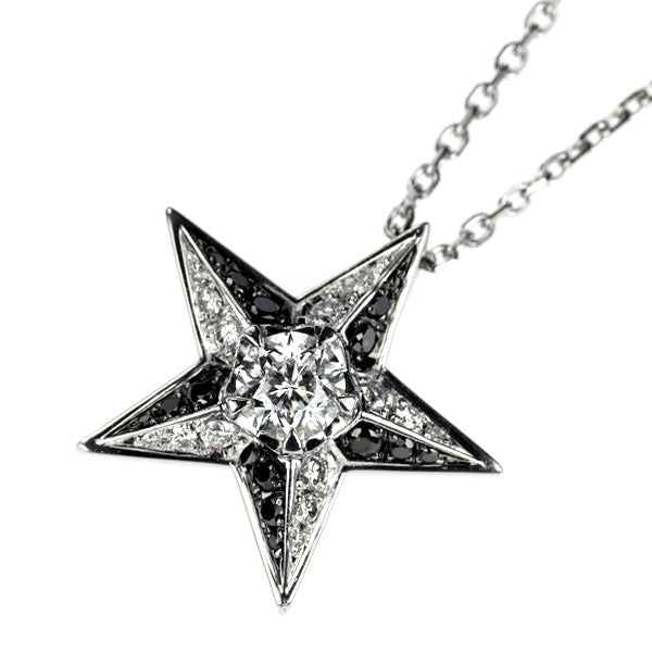 wish upon a star Pt900/ Pt850 ダイヤモンド ペンダントネックレス 0.507ct H SI1 D0.35ct