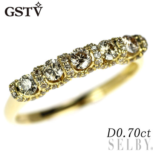 週末価格❤️GSTV❤️k18 ダイヤ GSTV K18YG ダイヤモンド リング 0.70ct — セルビーオンラインストア