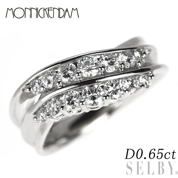 モニッケンダム Pt900 ダイヤモンド リング 0.65ct