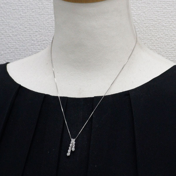 Pt900/Pt850 ダイヤモンド ペンダントネックレス 0.70ct