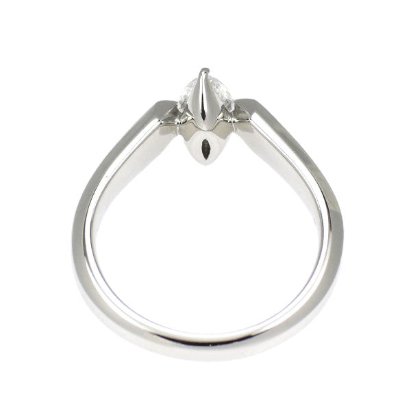 Pt950 マーキス ダイヤモンド リング 0.50ct D VVS1 D0.13ct