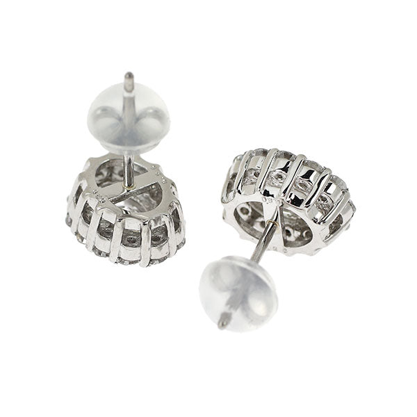 新品 Pt900 最高級オーバルシェイプ ダイヤモンド  ピアス 0.60ct D IF EX/VG D0.52ct スタッド【エスコレ】