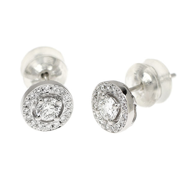 フォーエバーマーク Pt900 ダイヤモンド ダイヤモンド ピアス 0.36ct D0.12ct センターオブマイユニバース 《セルビー銀座店》【中古】