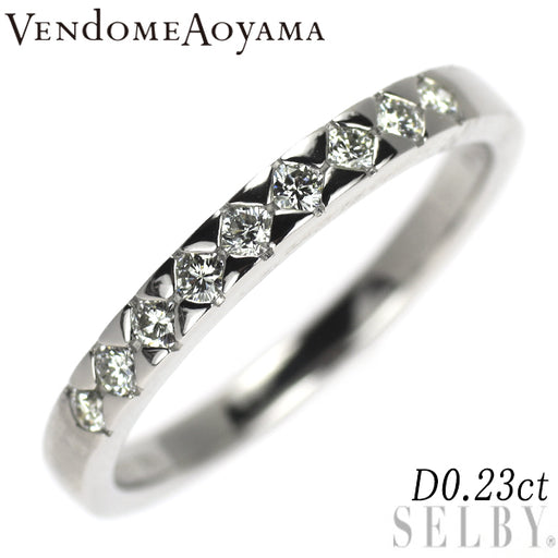 ヴァンドーム青山 Pt950 ダイヤモンド リング 0.23ct — セルビー