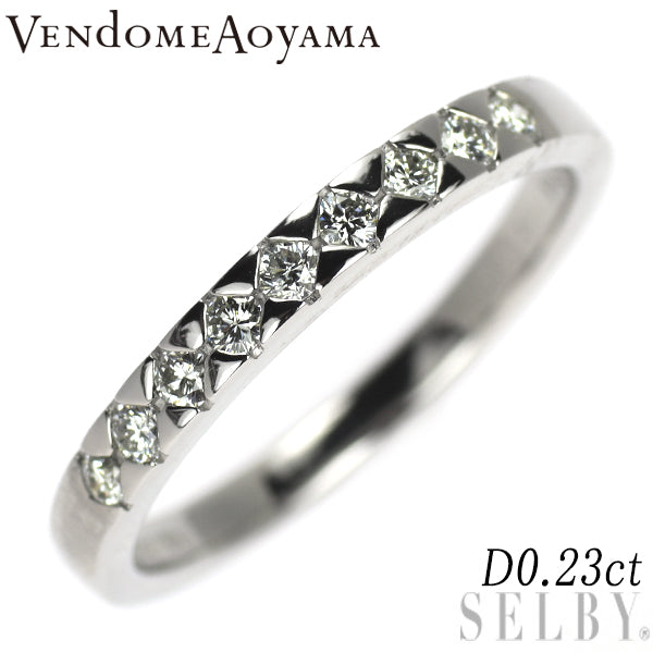 ヴァンドーム青山 Pt950 ダイヤモンド リング 0.23ct