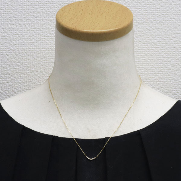 アガット/agete K18YG ダイヤモンド ペンダントネックレス 0.04ct