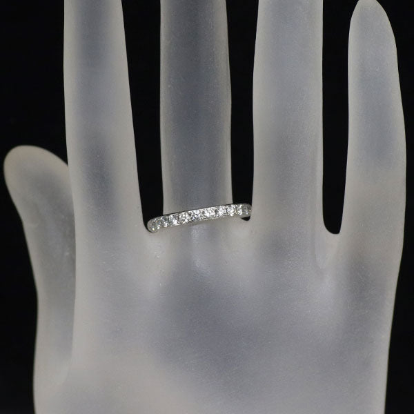 ポンテヴェキオ Pt900 ダイヤモンド リング 0.45ct  ハーフエタニティ