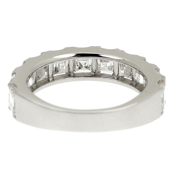 新品 Pt950 カレカット ダイヤモンド リング 3.008ct F-H VS1-2 ハーフエタニティ