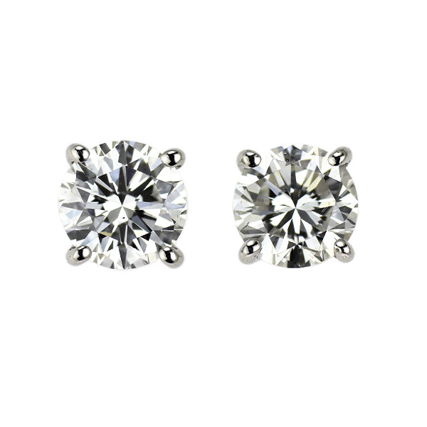新品 Pt900 ダイヤモンド ピアス 0.817ct E/F VS1 G