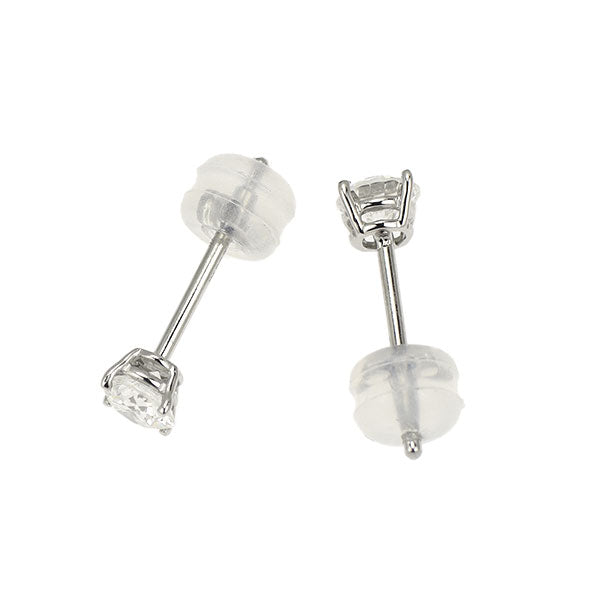 新品 Pt900 ダイヤモンド ピアス 0.602ct E/F VVS2/VS1 VG