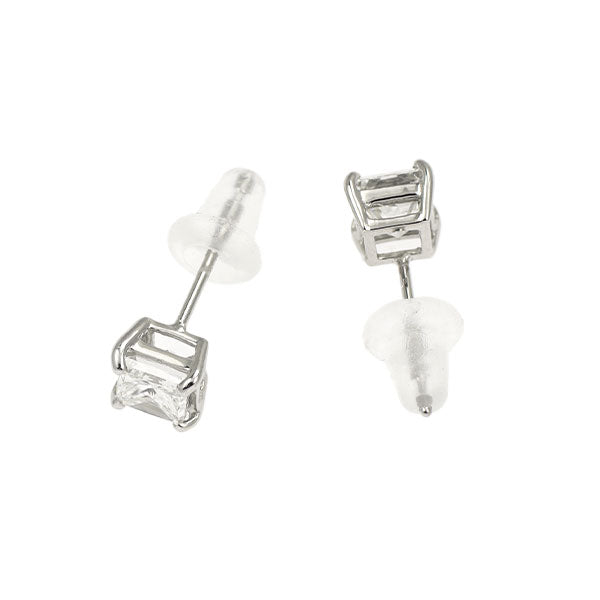新品 Pt900 プリンセスカット ダイヤモンド ピアス 0.833ct G VS2