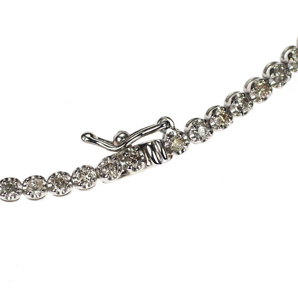 K18WG ダイヤモンド テニス ブレスレット 1.00ct