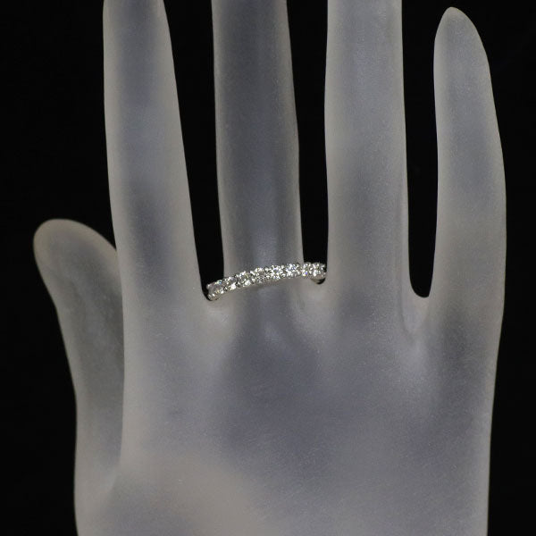 K18WG ダイヤモンド リング 0.51ct ハーフエタニティ