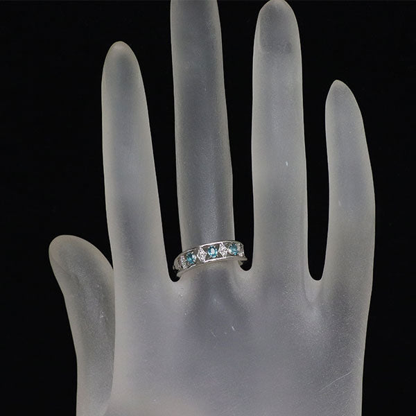 希少 Pt950 グランディディエライト ダイヤモンド リング 0.17ct D0.07ct