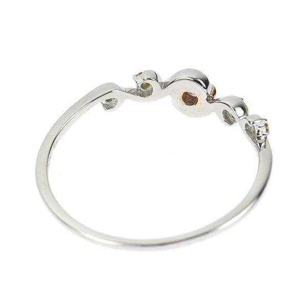 希少 Pt950/ K18PG 天然ピンクダイヤモンド リング 0.062ct TYD0.04ct