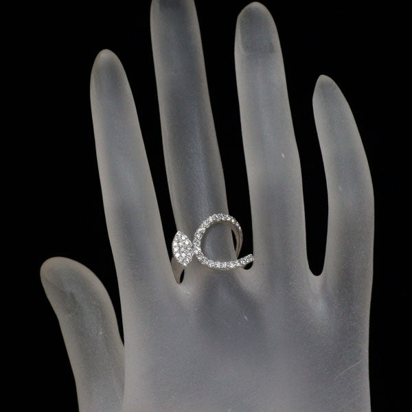 Pt900 ダイヤモンド リング 0.82ct パヴェ