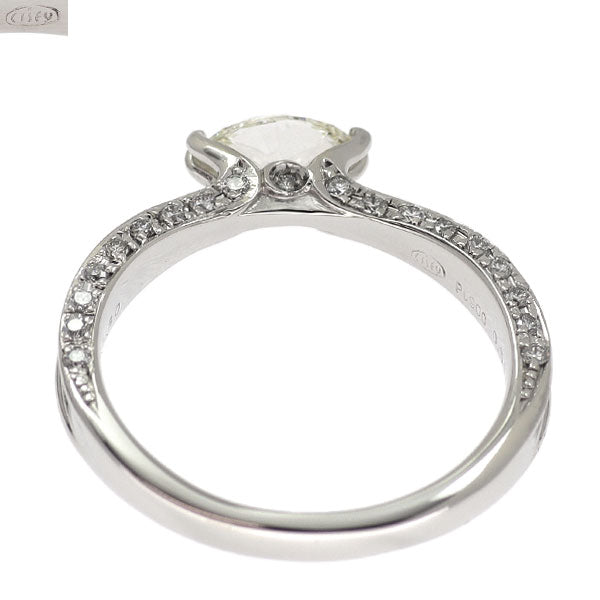 清田智誠/CISEY Pt900 マーキスカット ダイヤモンド リング 0.502ct D0.30ct