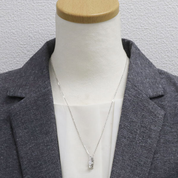 Dr.Handa Diamond Pt900/ Pt850 ダイヤモンド ペンダントネックレス 0.553ct D VS2 G/G D0.03ct