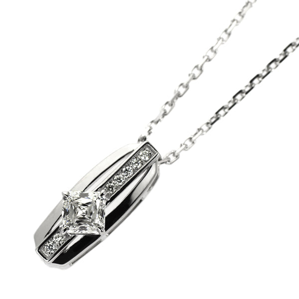 Dr.Handa Diamond Pt900/ Pt850 ダイヤモンド ペンダントネックレス 0.553ct D VS2 G/G D0.03ct