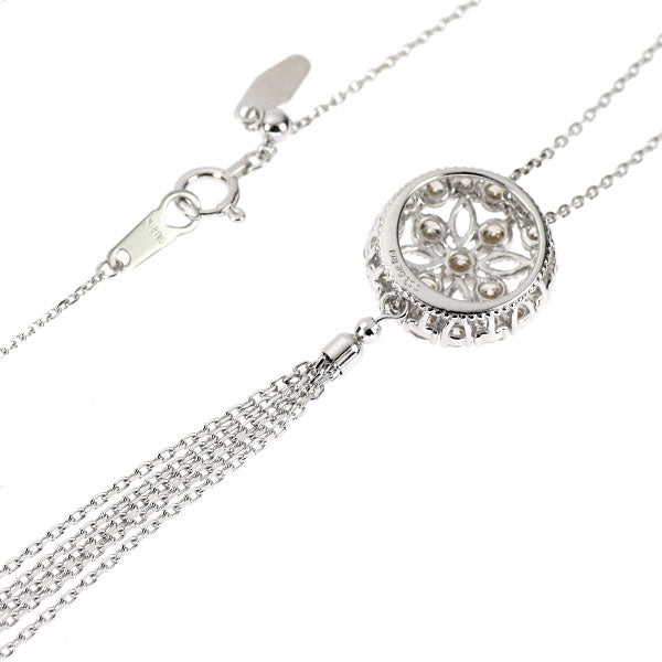 K18WG ダイヤモンド ペンダントネックレス 1.00ct