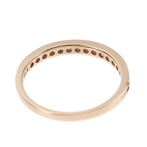 K18PG ダイヤモンド リング 0.25ct ハーフエタニティ