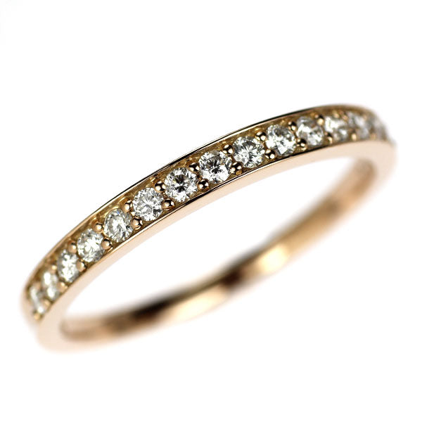 K18PG ダイヤモンド リング 0.25ct ハーフエタニティ
