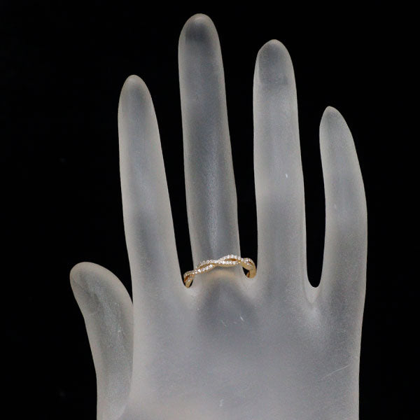 K18YG ダイヤモンド リング 0.25ct