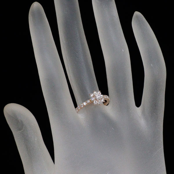 K18PG ダイヤモンド リング 0.205ct D0.50ct