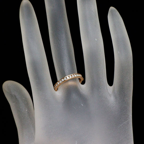 K18PG ダイヤモンド リング 0.28ct ハーフエタニティ