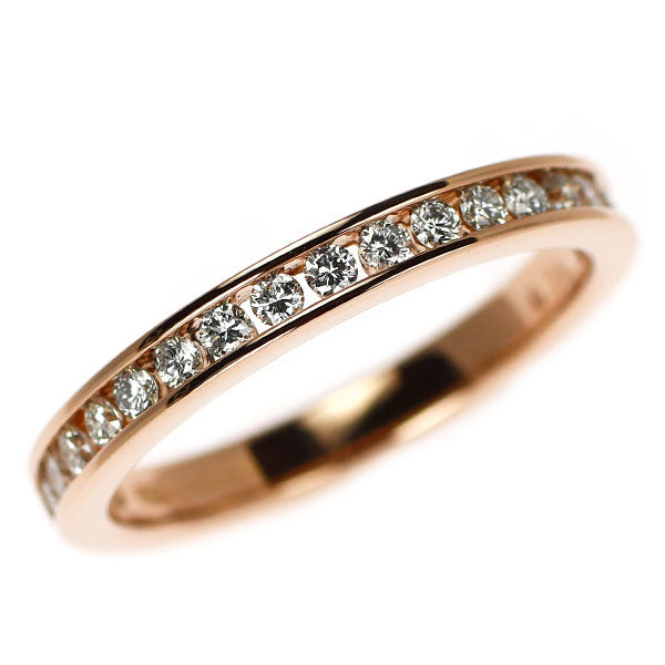 K18PG ダイヤモンド リング 0.28ct ハーフエタニティ