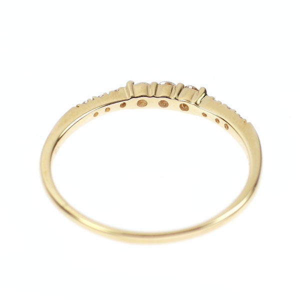 K18YG ダイヤモンド リング 0.12ct