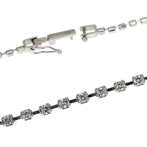 Pt850 ダイヤモンド テニスブレスレット 1.00ct