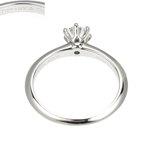 ティファニー Pt950 ダイヤモンド リング 0.38ct D VVS2 VG/VG ソリティア
