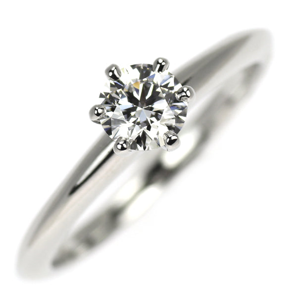 ティファニー Pt950 ダイヤモンド リング 0.38ct D VVS2 VG/VG ソリティア