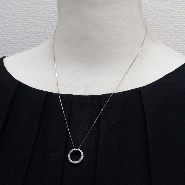 Pt900/ Pt850 ダイヤモンド ペンダントネックレス 0.70ct