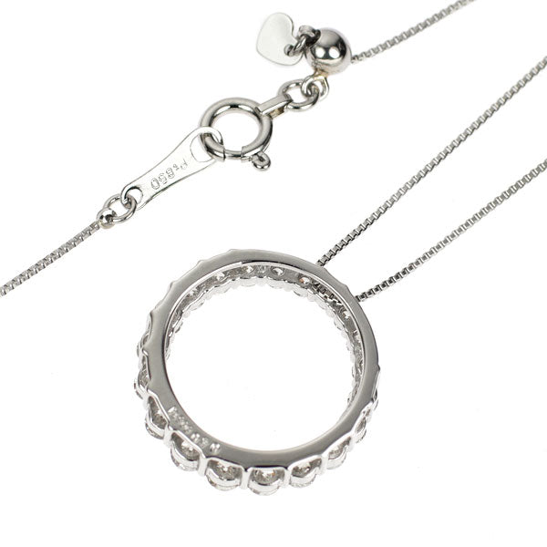 Pt900/ Pt850 ダイヤモンド ペンダントネックレス 0.70ct