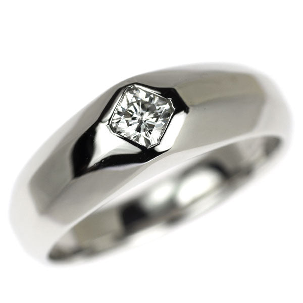 Pt950 フランダースカット ダイヤモンド リング 0.221ct