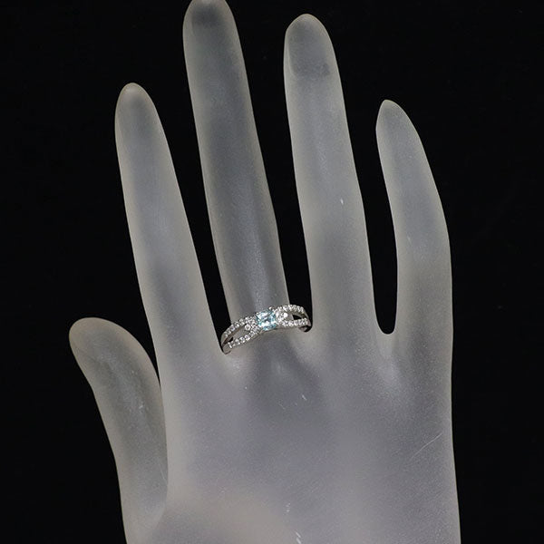 Pt900 グランディディエライト ダイヤモンド リング 0.35ct D0.20ct 希少