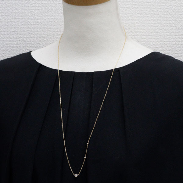K18YG ダイヤモンド ペンダントネックレス 0.225ct