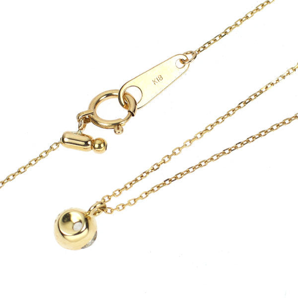 K18YG ダイヤモンド ペンダントネックレス 0.213ct