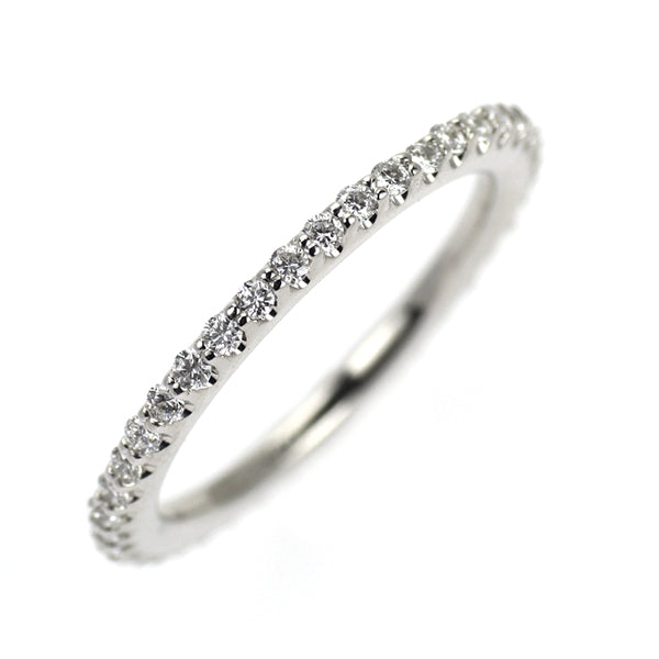 ポンテヴェキオ K18WG ダイヤモンド リング 0.28ct フルエタニティ ピンキー