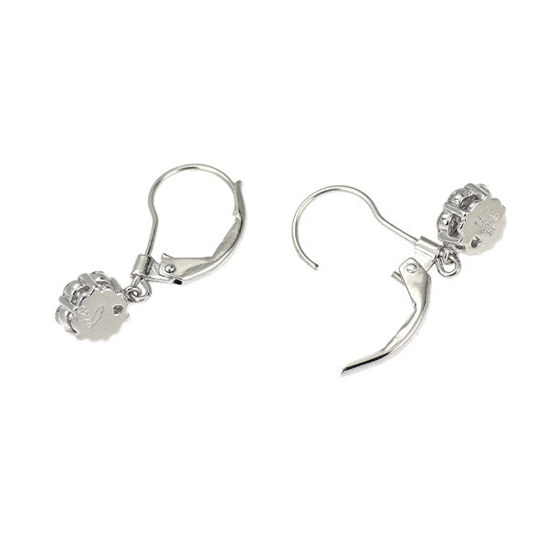 K18WG/ K14WG ダイヤモンド ピアス 0.54ct ジャーマンフック