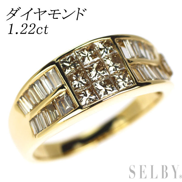 K18YG ダイヤモンド リング 1.22ct