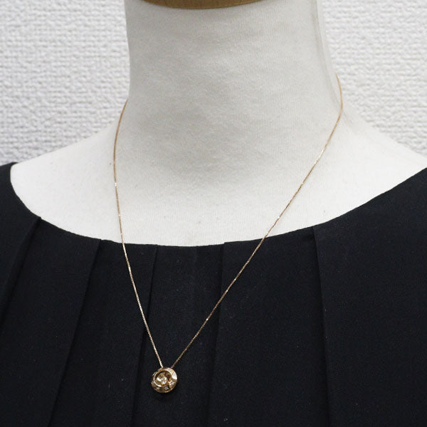 K18PG ダイヤモンド ペンダントネックレス 0.25ct