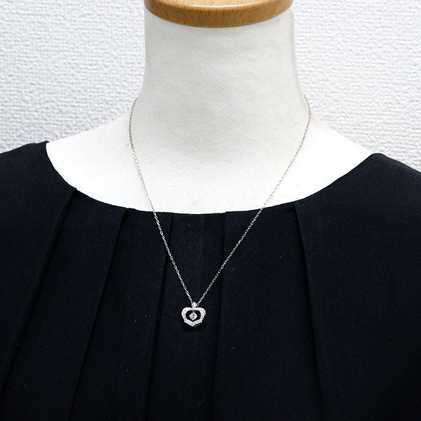 モニッケンダム Pt900/ Pt850 ダイヤモンド ペンダントネックレス 0.20ct D0.36ct グロリア