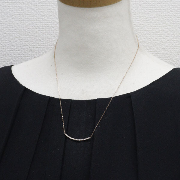 ヴァンドーム青山 K18PG ダイヤモンド ペンダントネックレス 0.20ct