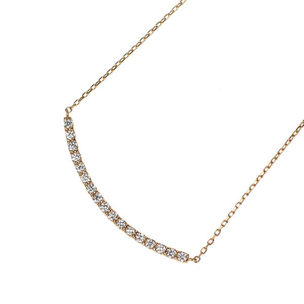 ヴァンドーム青山 K18PG ダイヤモンド ペンダントネックレス 0.20ct