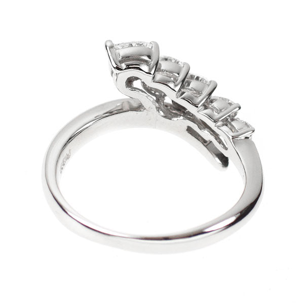 Pt900 ハートシェイプ ダイヤモンド リング 0.68ct