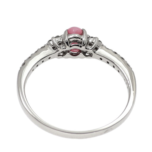希少 Pt900 コンクパール ダイヤモンド リング 0.55ct D0.18ct