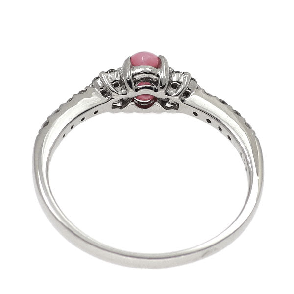 希少 Pt900 コンクパール ダイヤモンド リング 0.55ct D0.18ct
